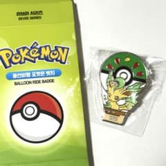 韓国 ポケモン ロッテワールド限定 ピンバッジ リーフィア - メルカリ