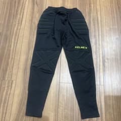 KELME ストレッチブラックパンツ 膝パッド付き　ゴールキーパー　長ズボンのサムネイル