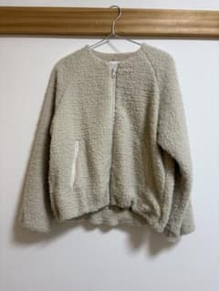 URBAN RESEARCH DOORS ボアジップブルゾン アイボリーのサムネイル