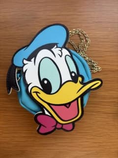 Disney ドナルドダック チェーンショルダーバッグ　レトロ　小物入れのサムネイル