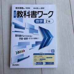 中学教科書ワーク数学　東京書籍　中学校数学　 2年のサムネイル