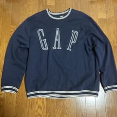 GAP ロゴ クルーネック スウェット ネイビー XLのサムネイル