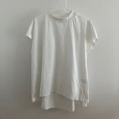 値下げ　GLOBAL WORK 半袖フレンチスリーブTシャツ 白　Lサイズのサムネイル