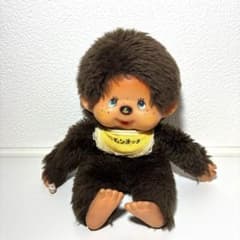 希少 レトロ セキグチ製 モンチッチ ぬいぐるみ ブルーアイ 当時品