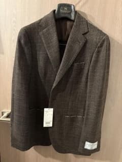 未使用品 BEAMS Fブラウン テーラードジャケット46 - メルカリ