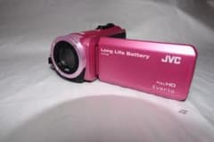 JVC Everio フルHD ビデオカメラ GZ-F100-p エブリオ - メルカリ