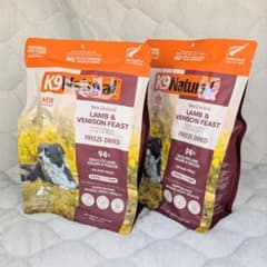 K9Natural ラム＆ベニソン・フィースト 500g✕2袋 K9Natural ラム＆ベニソン・フィースト 500g✕2袋 - メルカリ
