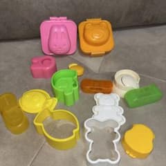 キャラ弁グッズ 動物型フードカッターセット 10個入りのサムネイル