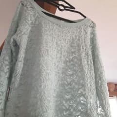 レース花柄長袖シャツのサムネイル
