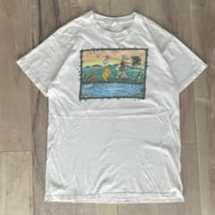 90年代 ヴィンテージ アートTシャツ くまのプーさん アメリカ製 レア物 