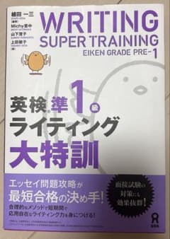 英検準1級ライティング大特訓のサムネイル