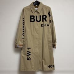 Burberry ロゴプリント トレンチコート ベージュ サイズ36【極美品