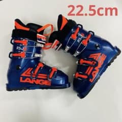 22.5cm LANGE RSJ 60 子ども用スキーブーツ ネイビー/オレンジ - メルカリ