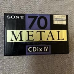 SONY CDix IV METAL カセットテープ 70分 - メルカリ