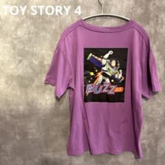 TOY STORY 4 버즈 라이트 이어 T 셔츠 F 퍼플 디즈니