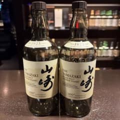 mj　山崎 シングルモルトウイスキー 700ml 100周年記念2本まとめ サントリー 山崎 シングルモルト 100周年記念ボトル 2本セット 空瓶