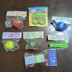 おもしろ消しゴム　レトロ　未開封　セット売りのサムネイル