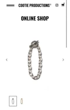 22SS COOTIE Chingon Wide Bracelet ブレスレットのサムネイル