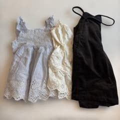 petit main GAP ワンピース　80 ジャンバースカート　女の子のサムネイル