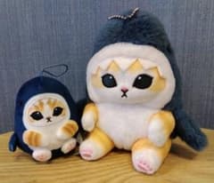 モフサンド ＊mofusand ＊サメにゃん＊ぬいぐるみ マスコット ２点セット