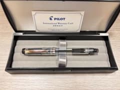 PILOT 万年筆 カスタムヘリテイジ92 M 透明軸　美品のサムネイル