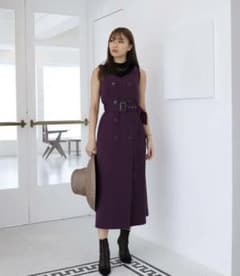ELENORE  Trench like dress トレンチ　ワンピースのサムネイル