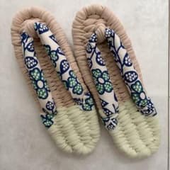 布ぞうり　ルームシューズ　ハンドメイドのサムネイル