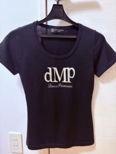 【Dear Princess mieux】ビーズロゴ刺繍 半袖ニット ブラックのサムネイル