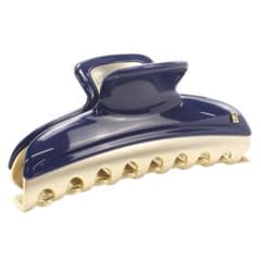 Alexandre de Paris ヘアクリップ ネイビー ゴールド 新品 - メルカリ