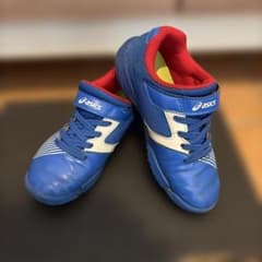 アシックス asics LAZERBEAM スニーカー ブルー 19.0cmのサムネイル