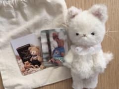 韓国作家 ネコ 猫 テディベア アーティストベア - メルカリ