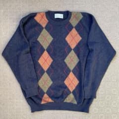 ヴィンテージ ラファエラ 90s アンゴラ ウール アーガイル柄 ニットセーター il_1080xN.6463414947_iwv1.jpg