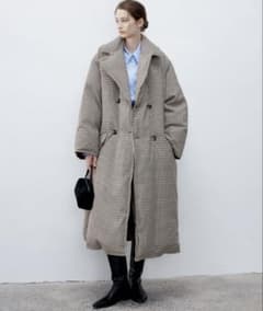 Tageechita クラシカルチェック ダウンコート S サイズ - メルカリ