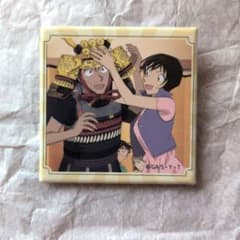 名探偵コナン メモリアル缶バッチ 高木渉 佐藤美和子 コナンランド