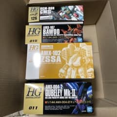 バンダイ　ガンプラ　ZZ系キットセットのサムネイル