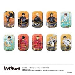 セブンネット限定 ハイキュー スクエア缶バッジBOX（横断幕第1弾）新品