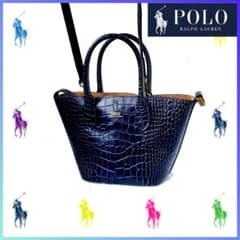 Nana❤️様 Polo Ralph Lauren✥ポロクロコ型押しトートバッグ Nana❤️様 Polo Ralph Lauren✥ポロクロコ型押しトートバッグ - メルカリ