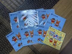 クレヨンしんちゃん かんぽ生命 マイクロファイバークロス 8枚セット