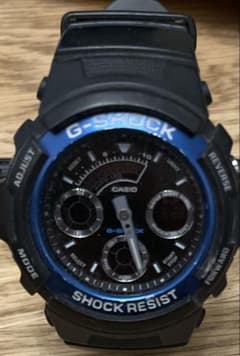 CASIO G-SHOCK 腕時計 ブラック/ブルーのサムネイル