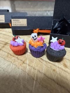ハンドメイド ミニチュア ハロウィンカップケーキ詰め合わせA