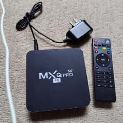 MXQ PRO 4K 미디어 플레이어 본체 리모컨 부착