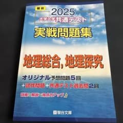2025 大学入学共通テスト 地理問題集のサムネイル