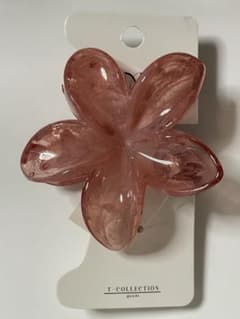 プルメリア　ハイビスカス　バンスクリップ　ヘアクリップ　お花