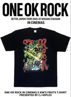 ONE OK ROCK ワンオク DETOX 韓国限定　Tシャツのサムネイル