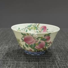 景徳鎮 琺瑯彩寿桃主人杯 湯飲み 茶道具 新品未使用 景徳鎮 琺瑯彩寿桃主人杯 湯飲み 茶道具 新品未使用 - メルカリ