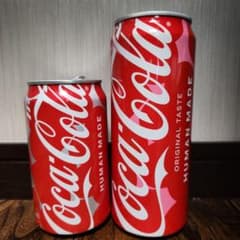Coca-Cola HUMAN MADE コラボ缶 2本セット　缶のみのサムネイル