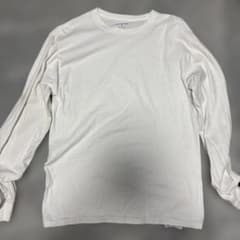 Champion ホワイト ロングスリーブ Tシャツ Mのサムネイル