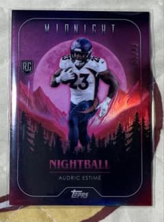 99枚限定 Audric Estime 2024 Topps RC セインツのサムネイル