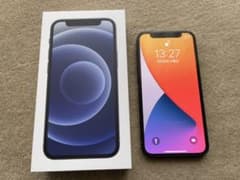【美品】iPhone 12 mini ブラック 128GB SIMフリーのサムネイル