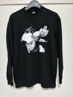 攻殻機動隊 超美品 希少 XXL 黒 クルーネック スウェット ビッグサイズ 